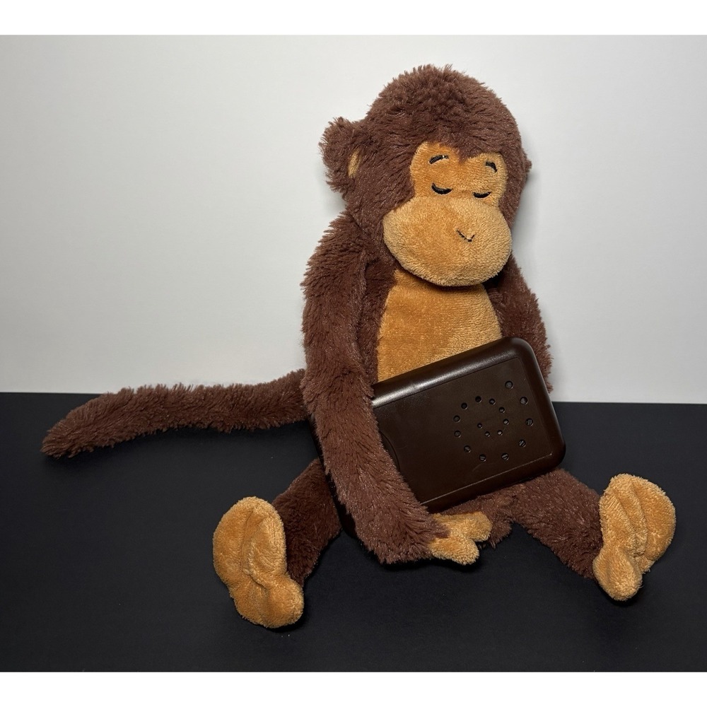 Cloud B Marven Mimicking Monkey Soothing Sounds Personalized Records Voice Plush